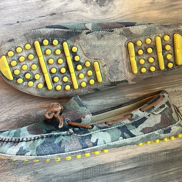 Men’s Cole Haan Gunnison Forest Camo Loafers Sz 11 - Picture 9 of 9